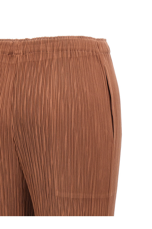 Штани «Hatching Pleats» коричневі (IM48FF12148)