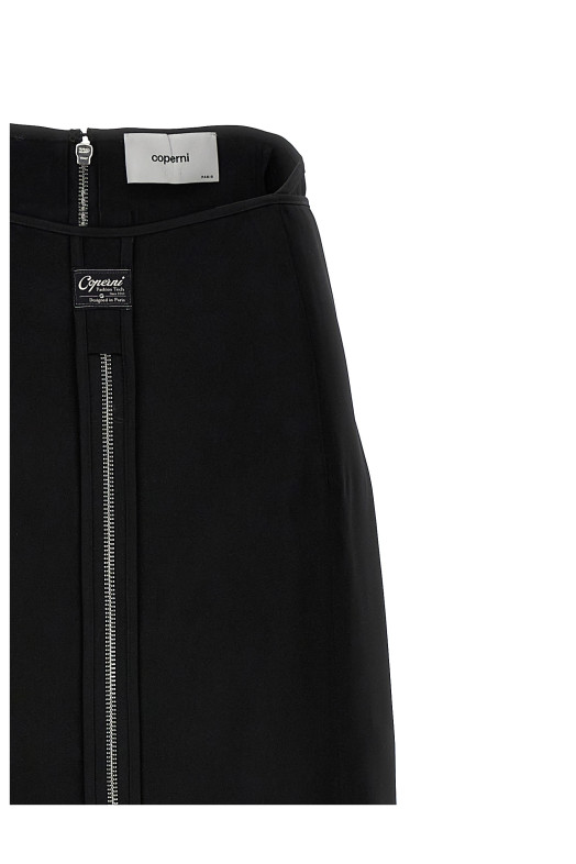 'Long Zip' skirt Black 'Long Zip' skirt Black
