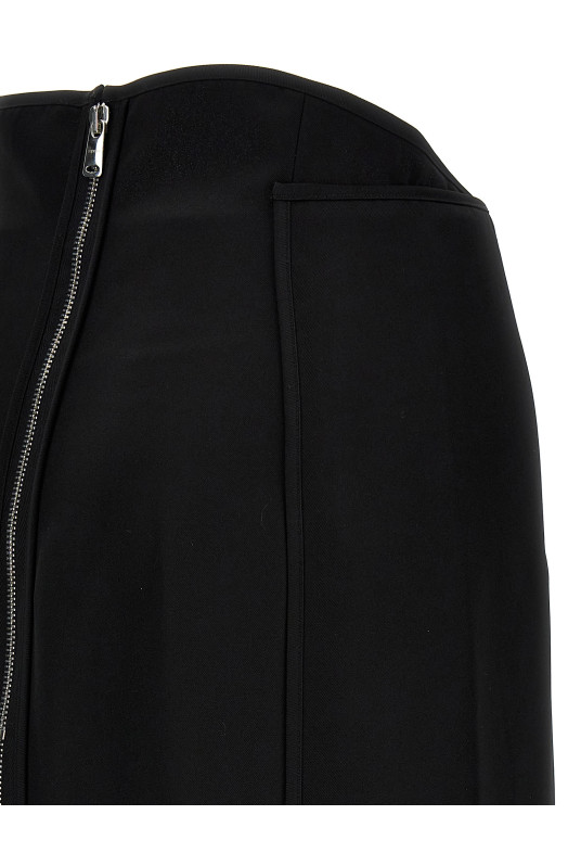 'Long Zip' skirt Black 'Long Zip' skirt Black