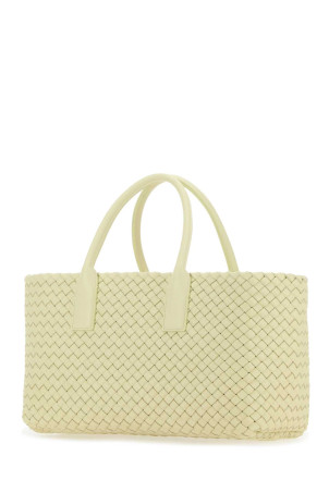 Пастельно-жовта шкіряна сумочка Cabat BOTTEGA VENETA (730297V1OW1) Пастельно-жовта шкіряна сумочка Cabat BOTTEGA VENETA (730297V1OW1)