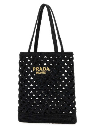 Чорна солом'яна сумочка PRADA (1BG4932M2T) Чорна солом'яна сумочка PRADA (1BG4932M2T)