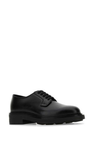 Черные кожаные ботинки на шнурках Черные PRADA (2EE404FG000ZJY) Черные кожаные ботинки на шнурках Черные PRADA (2EE404FG000ZJY)