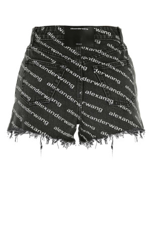 Шорти з принтом з деніму Білі ALEXANDER WANG (4DC1214896) Шорти з принтом з деніму Білі ALEXANDER WANG (4DC1214896)