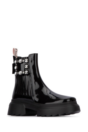 WALLAVIV STR BUCKLE CHELSEA BOOTIE BLUE ROGER VIVIER (RVW710358001UJ) WALLAVIV STR BUCKLE CHELSEA BOOTIE BLUE ROGER VIVIER (RVW710358001UJ)