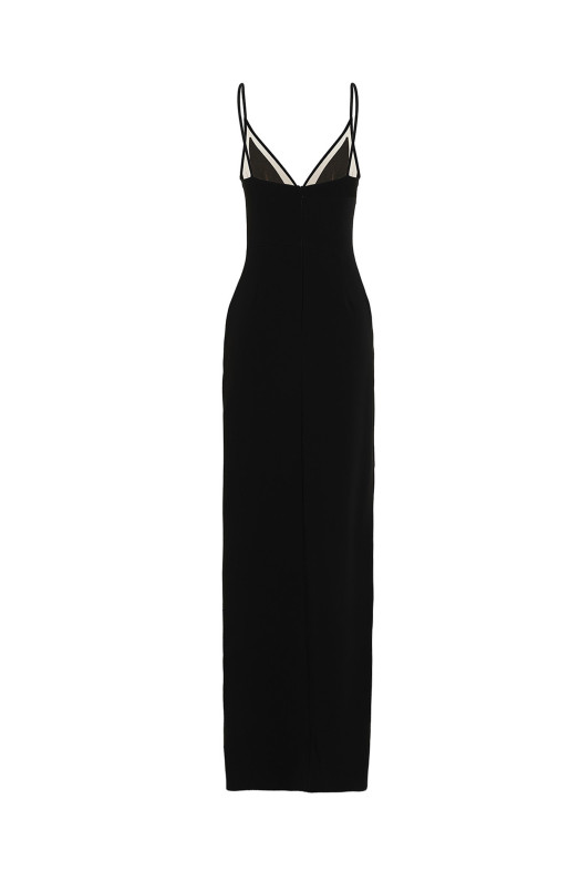Open Leg Cami' dress Black