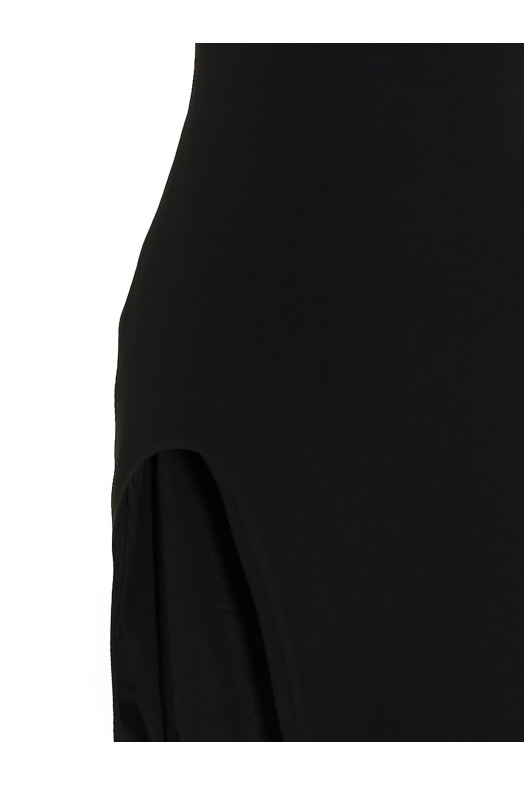 Open Leg Cami' dress Black