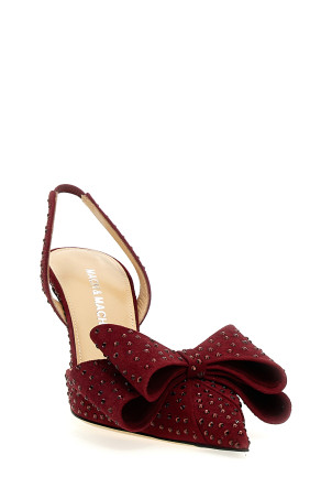 Слингбеки «Le Cadeau» бордо (FW24S080585SUEBDX) Слингбеки «Le Cadeau» бордо (FW24S080585SUEBDX)