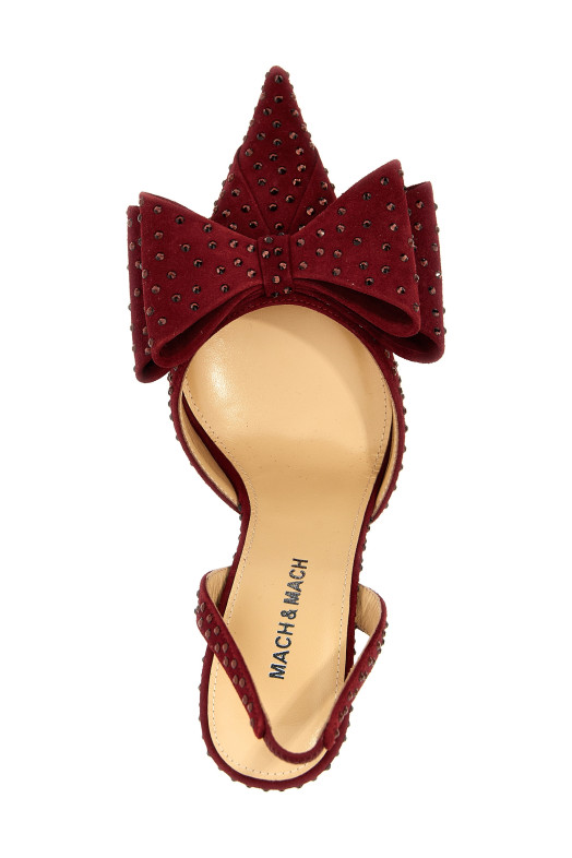 Слінгбеки «Le Cadeau» бордо (FW24S080585SUEBDX) Слінгбеки «Le Cadeau» бордо (FW24S080585SUEBDX)