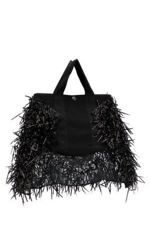 Сумка з бахромою, чорна UNDERCOVER (UC2D1B122BLACK) Сумка з бахромою, чорна UNDERCOVER (UC2D1B122BLACK)