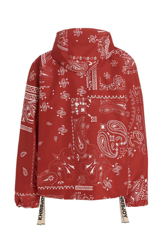 Куртка-бандана з капюшоном Windbreaker, червона KHRISJOY (DSM051NNYNYBNDRD19)