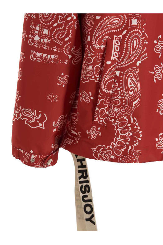 Куртка-бандана з капюшоном Windbreaker, червона KHRISJOY (DSM051NNYNYBNDRD19)