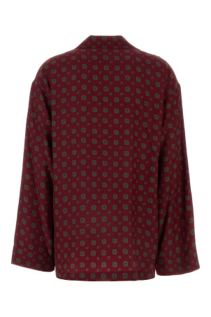 Шовкова сорочка з принтом MOSCHINO (A02055455) Шовкова сорочка з принтом MOSCHINO (A02055455)