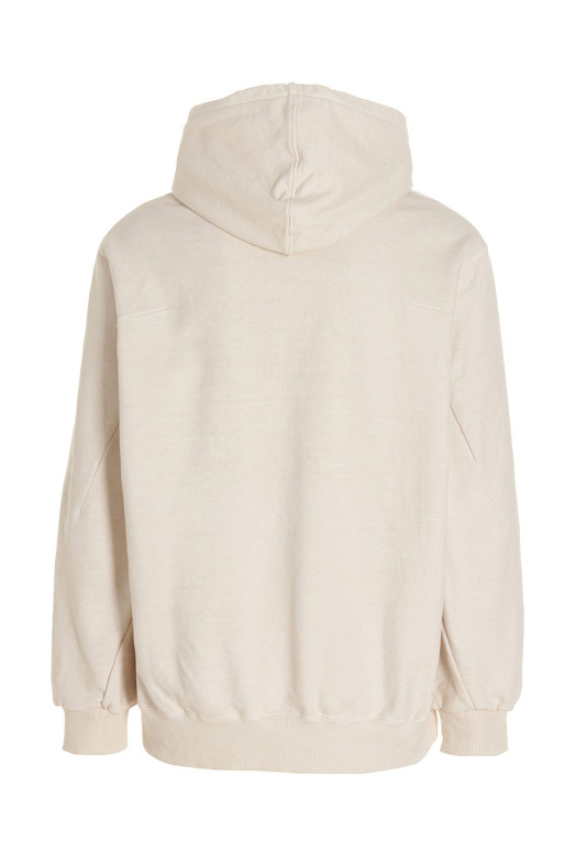 Худі з вишивкою з поліуретану, білий DOUBLET (23SS18CS257IVORY)