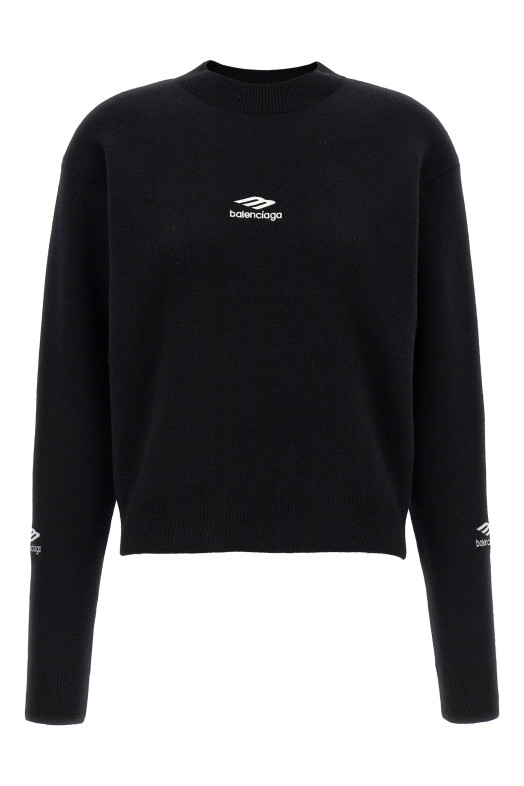Свитер с логотипом Черный BALENCIAGA (807779T17011000) Свитер с логотипом Черный BALENCIAGA (807779T17011000)