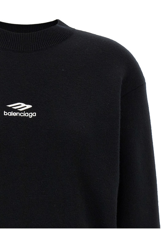 Свитер с логотипом Черный BALENCIAGA (807779T17011000) Свитер с логотипом Черный BALENCIAGA (807779T17011000)