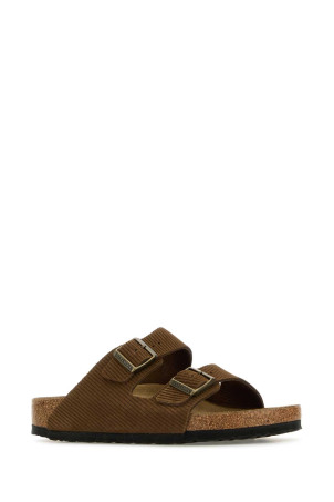 Коричневі замшеві тапочки Arizona BIRKENSTOCK (1028264) Коричневі замшеві тапочки Arizona BIRKENSTOCK (1028264)