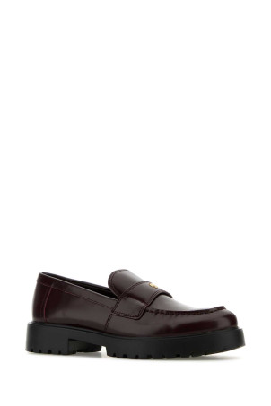 Бургундські шкіряні мокасини Grey TORY BURCH (163948) Бургундські шкіряні мокасини Grey TORY BURCH (163948)