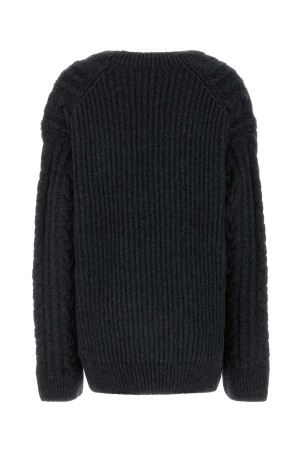 Charcoal wool oversize Alia sweater Gray CECILIE BAHNSEN (324KNI51005) Charcoal wool oversize Alia sweater Gray CECILIE BAHNSEN (324KNI51005)
