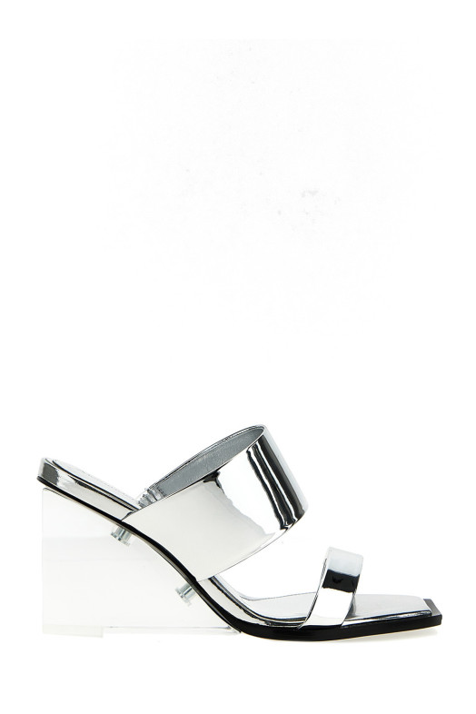 Mirror' sandals Silver