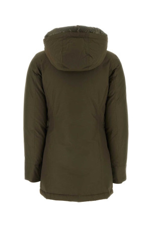 Армейская зеленая хлопковая пуховая куртка WOOLRICH (CFWWOU0580FRUT0001) Армейская зеленая хлопковая пуховая куртка WOOLRICH (CFWWOU0580FRUT0001)
