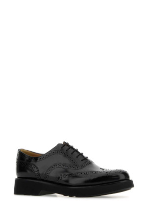 Black leather Burwood lace-up shoes Black CHURCH'S (DE02639EM) Black leather Burwood lace-up shoes Black CHURCH'S (DE02639EM)