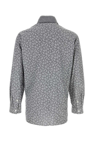 Printed cotton shirt Black YOHJI YAMAMOTO (HOB70526) Printed cotton shirt Black YOHJI YAMAMOTO (HOB70526)