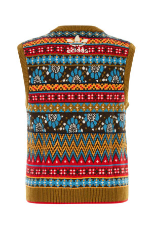 Вишитий жилет Adidas X Wales Bonner з акрилової суміші ADIDAS (JE5983) ADIDAS ORIGINALS Вишитий жилет Adidas X Wales Bonner з акрилової суміші ADIDAS (JE5983) ADIDAS ORIGINALS