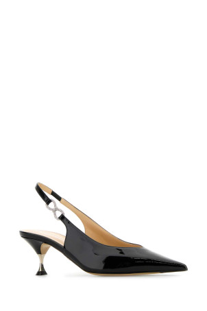 Black leather Crystal Bow pumps Black MACH&MACH (PF24S073855PATBLK) Black leather Crystal Bow pumps Black MACH&MACH (PF24S073855PATBLK)