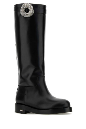 Black leather Galaxy Riding boots Black MACH&MACH (PF24S076940CLFBLK) Black leather Galaxy Riding boots Black MACH&MACH (PF24S076940CLFBLK)