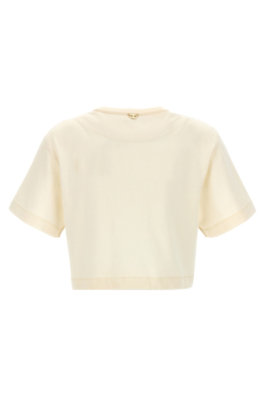 Топ с металлическими пайетками, золотой PACO RABANNE (23FJTE116CO0471P270) Топ с металлическими пайетками, золотой PACO RABANNE (23FJTE116CO0471P270)
