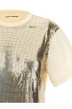 Топ с металлическими пайетками, золотой PACO RABANNE (23FJTE116CO0471P270) Топ с металлическими пайетками, золотой PACO RABANNE (23FJTE116CO0471P270)