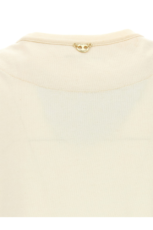 Топ с металлическими пайетками, золотой PACO RABANNE (23FJTE116CO0471P270) Топ с металлическими пайетками, золотой PACO RABANNE (23FJTE116CO0471P270)