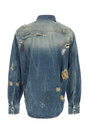 Джинсовая рубашка VETEMENTS (UA65SH880D) Джинсовая рубашка VETEMENTS (UA65SH880D)