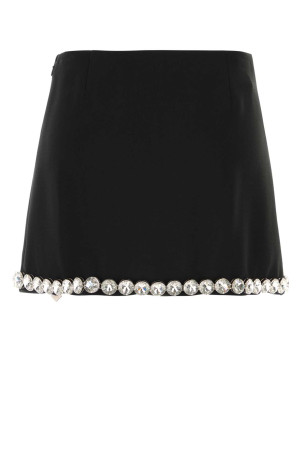 Black acetate blend mini skirt Black PRADA (P164YRSOOO155R) Black acetate blend mini skirt Black PRADA (P164YRSOOO155R)