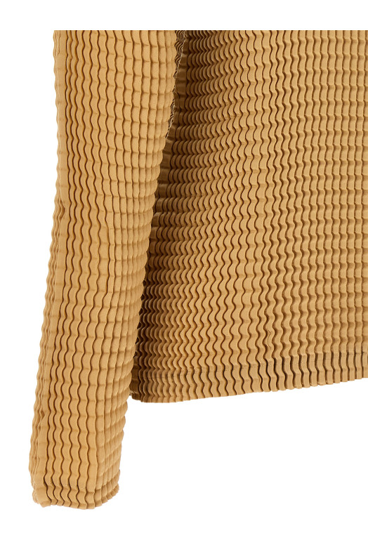 Блуза «Суед-плісировка» Бежева (IM48FJ10540) Блуза «Суед-плісировка» Бежева (IM48FJ10540)