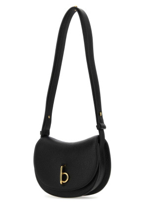 Черная кожаная мини-сумка через плечо Rocking Horse Черный BURBERRY (8081165) Черная кожаная мини-сумка через плечо Rocking Horse Черный BURBERRY (8081165)