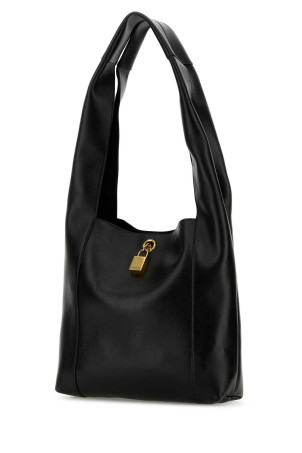 Чорна шкіряна сумка Tanger Чорна SAINT LAURENT (773686AADJR) Чорна шкіряна сумка Tanger Чорна SAINT LAURENT (773686AADJR)