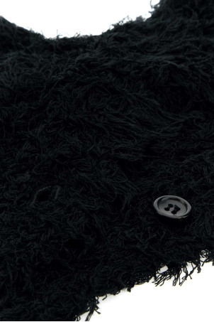 Black silk Carla balaclava KIKO KOSTADINOV (KKWAW24KN12) Black silk Carla balaclava KIKO KOSTADINOV (KKWAW24KN12)