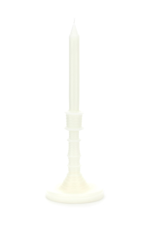 'Oregano' candlestick 330 gr White 'Oregano' candlestick 330 gr White