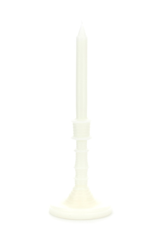'Oregano' candlestick 330 gr White 'Oregano' candlestick 330 gr White