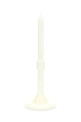 'Oregano' candlestick 330 gr White 'Oregano' candlestick 330 gr White