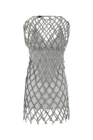Embellished mesh Rococo mini dress Silver CAMILLA AND MARC (N2D11919) Embellished mesh Rococo mini dress Silver CAMILLA AND MARC (N2D11919)