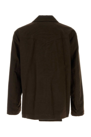 Коричневый хлопковый блейзер из молескина Brown NAMACHEKO (NW24303N1004W7000) Коричневый хлопковый блейзер из молескина Brown NAMACHEKO (NW24303N1004W7000)