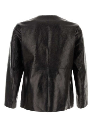 Чорна шкіряна куртка Black NAMACHEKO (NW24310LN63009999) Чорна шкіряна куртка Black NAMACHEKO (NW24310LN63009999)