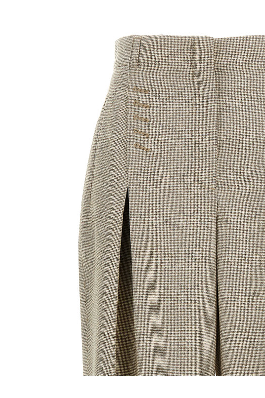 Брюки в мікро клітку Бежеві FENDI FR6608ATQWF1QYI Брюки в мікро клітку Бежеві FENDI FR6608ATQWF1QYI