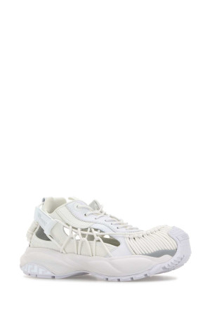 Белые кожаные и тканевые кроссовки Versace Mercury M_VS_01 (10167111A11861) Белые кожаные и тканевые кроссовки Versace Mercury M_VS_01 (10167111A11861)