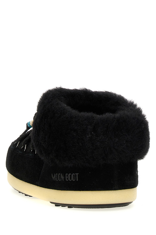 Замшевые сапоги по щиколотку MOON BOOT 'Mule' Черный 80D1470040NN13 Замшевые сапоги по щиколотку MOON BOOT 'Mule' Черный 80D1470040NN13