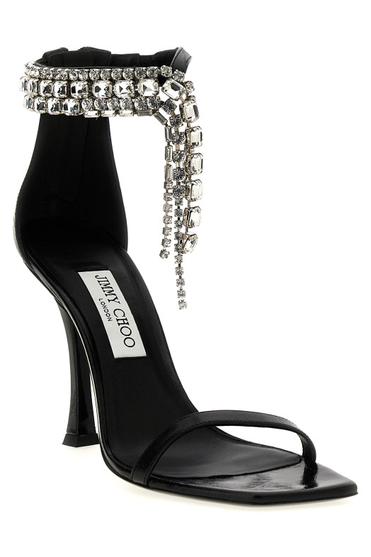 Босоніжки JIMMY CHOO 'Verity' Чорний VERITYSANDAL100BYKBLACK
