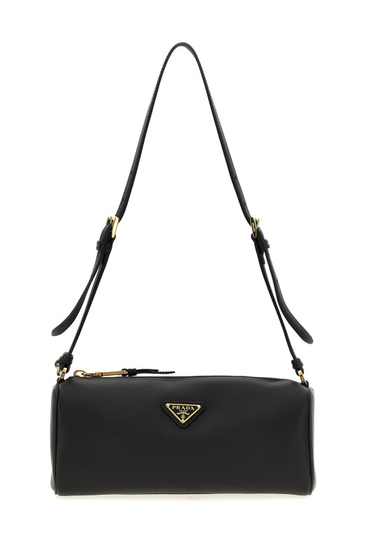 Logo shoulder bag Black Logo shoulder bag Black