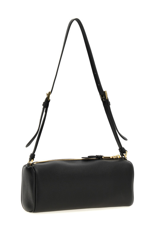Logo shoulder bag Black Logo shoulder bag Black